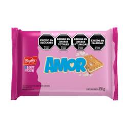 Galletitas Rellenas Sabor Almendra Amor x 330 g.