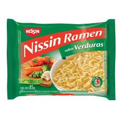 Fideos Listos sabor Verdura Ramen Nissin x 85 g.