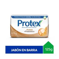 Jabón Tocador Antibacterial Avena + Prebiótico Protex x 125 g.
