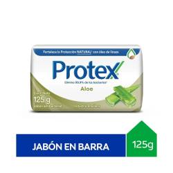 Jabón Tocador Antibacterial Aloe Protex x 125 g.