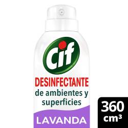 Aerosol Desinfectante de Ambientes y Superficies CIF  Lavanda  360 cm3