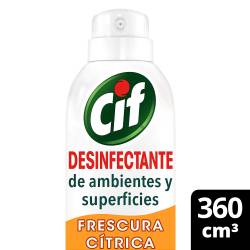 Desinfectante Aerosol Frescura Cítrica Cif x 360 cc.