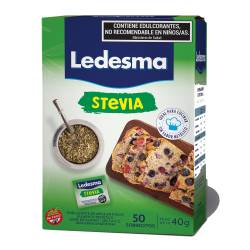 Endulzante Sobres Stevia Ledesma x 50 Un.