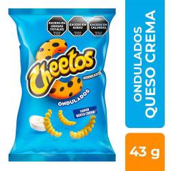 Chizitos de maíz Cheetos Ondulados Sabor a Queso Crema 43 g