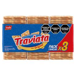 Galletitas Crackers x 3 Un. Traviata x 324 g.