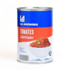Tomate Cubeteado La Anónima x 400 g.