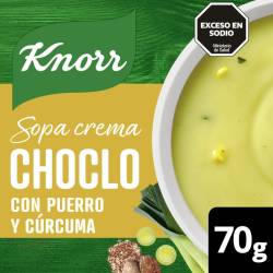 Sopa Crema de Choclo con Puerro y Cúrcuma Knorr x 70 g.