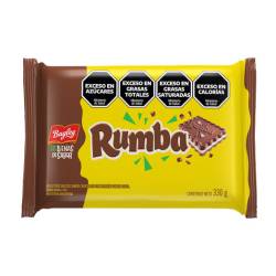 Galletitas de Chocolate Rellenas Sabor Vainilla Rumba x 330 g.