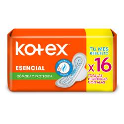 Toalla Femenina Kotex Esencial x16
