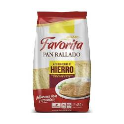 Pan Rallado Alto en Hierro Favorita x 450 g.