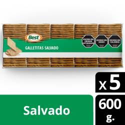 Galletitas Salvado x 5 Un. Best x 600 g.