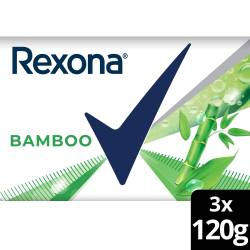 Jabón Tocador Bamboo x 3 Un. Rexona x 360 g.