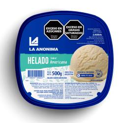 Helado sabor Americana La Anónima x 500 g.