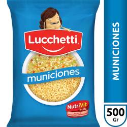Fideos Municiones Lucchetti x 500 g.