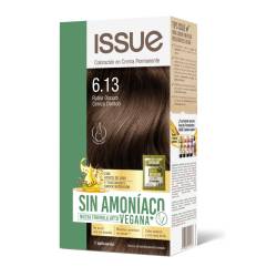 Coloracion sin Amoníaco Rubio Oscuro Ceniza T6.13 Issue x 47 g.