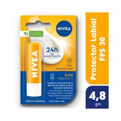 Protector Labial Sun Protect Fps 30 Nivea x 1 Un.