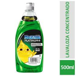 Detergente Magistral Platinum Limón Verde Botella 500ml