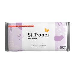 Jabón Tocador Hidratación Intensa x 3 Un. St Tropez x 375 g.