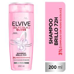 Shampoo Glycolic Gloss Elvive x 200 Un.