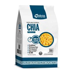 Fideos Multicereal con Chia Fusilli Wakas x 300 g.