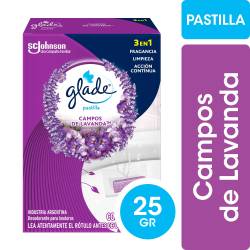 Pastilla para Inodoro Glade Campos de Lavanda 25 g