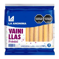Vainillas x 12 Un. La Anónima x 148 g.