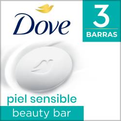 Jabón Tocador Piel Sensible x 3 Un. Dove x 270 g.
