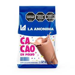 Alimento en Polvo a Base de Cacao La Anónima x 180 g.
