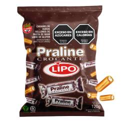 Caramelos Duros Rellenos Pasta de Maní Lipo x 120 g.