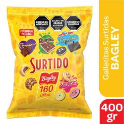 Galletitas Surtidas Bagley x 400 g.