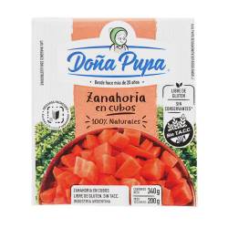 Zanahoria en Cubos Doña Pupa x 340 g.