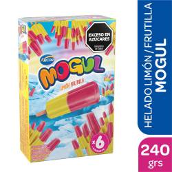 Helado de Agua Limón Y Frutilla x 6 Un.  Mogul x 240 g.