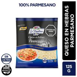 Queso en Hebras Parmesano La Paulina x 125 g.