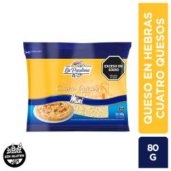 Queso en Hebras Mini La Paulina x 80 g.