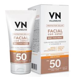 Protector Solar Facial Tono Medio Fps50 Villeneuve x 50 cc.