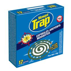 Insecticida Espirales Verde Mosqui-Trap x 12 Un.