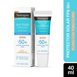Protector Solar Neutrogena Hydro Boost Tono Claro Fps50 40cc
