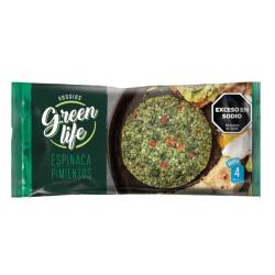 Medallones de Espinaca Y Pimientos X 4 Un. Green Life x 380 g.