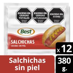 Salchichas Best x 12 Un. Best x 380 g.