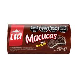 Galletitas de Chocolate Rellenas Sabor Vainilla Macucas x 160 g.
