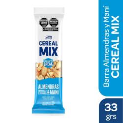 Barra de Cereal Almendras y Maní Cereal Mix x 33 g.