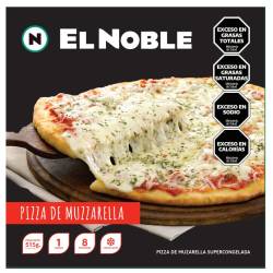 Pizza de Muzzarella  El Noble x 515 g.