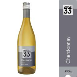 Vino Blanco Chardonnay Latitud 33º x 750 cc.