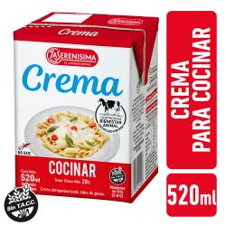 Crema de Leche para Cocinar  La Serenísima x 520 cc.