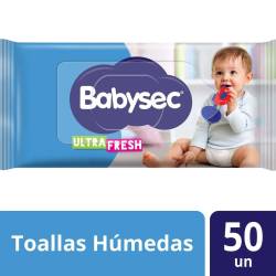Toallas Húmedas Babysec Ultrafresh 50 Un.