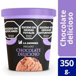 Helado Chocolate Delicioso La Anonima. x 350 g.