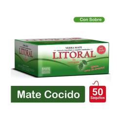 Yerba Mate en Saquitos Litoral x 50 Un.