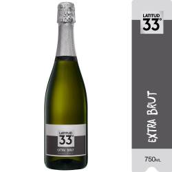 Vino Espumante Extra Brut Latitud 33º x 750 cc.