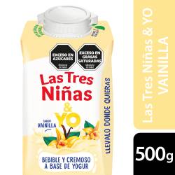Alimento a Base de Yogur Vainilla Las Tres Niñas x 500 g.
