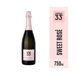 Vino Espumante Sweet Rose Latitud 33º x 750 cc.